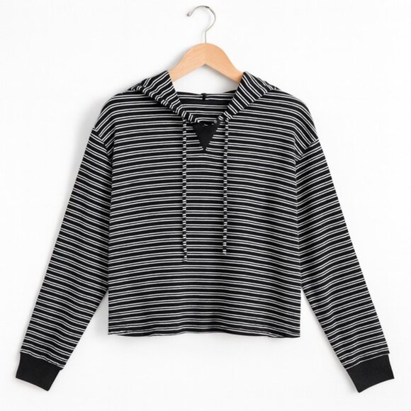 HOLLISTER Must Have Collection Striped Hoodie - Size XS - Picture 1 of 8